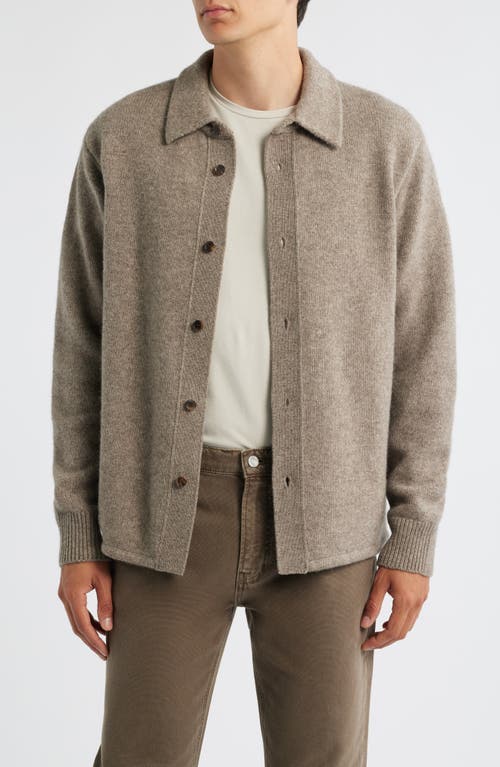 Frame Long Sleeve Shirt Sweater In Neutral