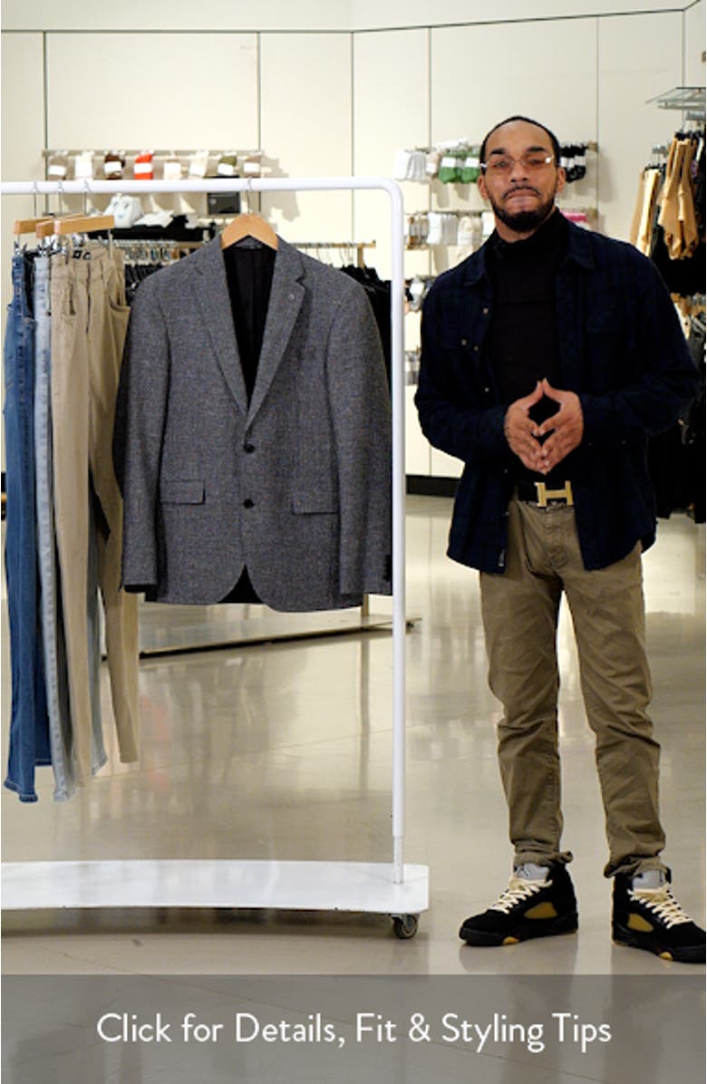 Ross Slim Fit Wool & Linen Sport Coat, sales video thumbnail