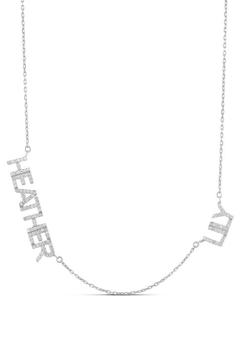 Pavé Multi Name Necklace