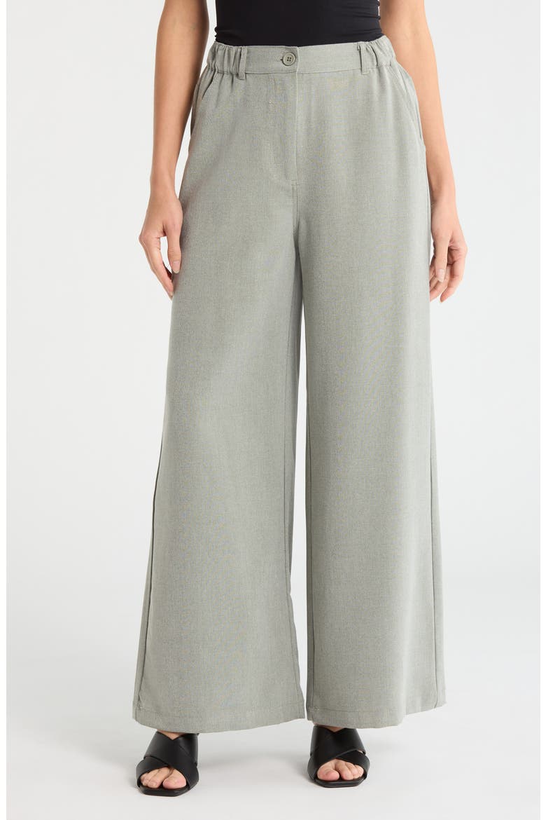 Wide Leg Pants, Main, color, SAGE