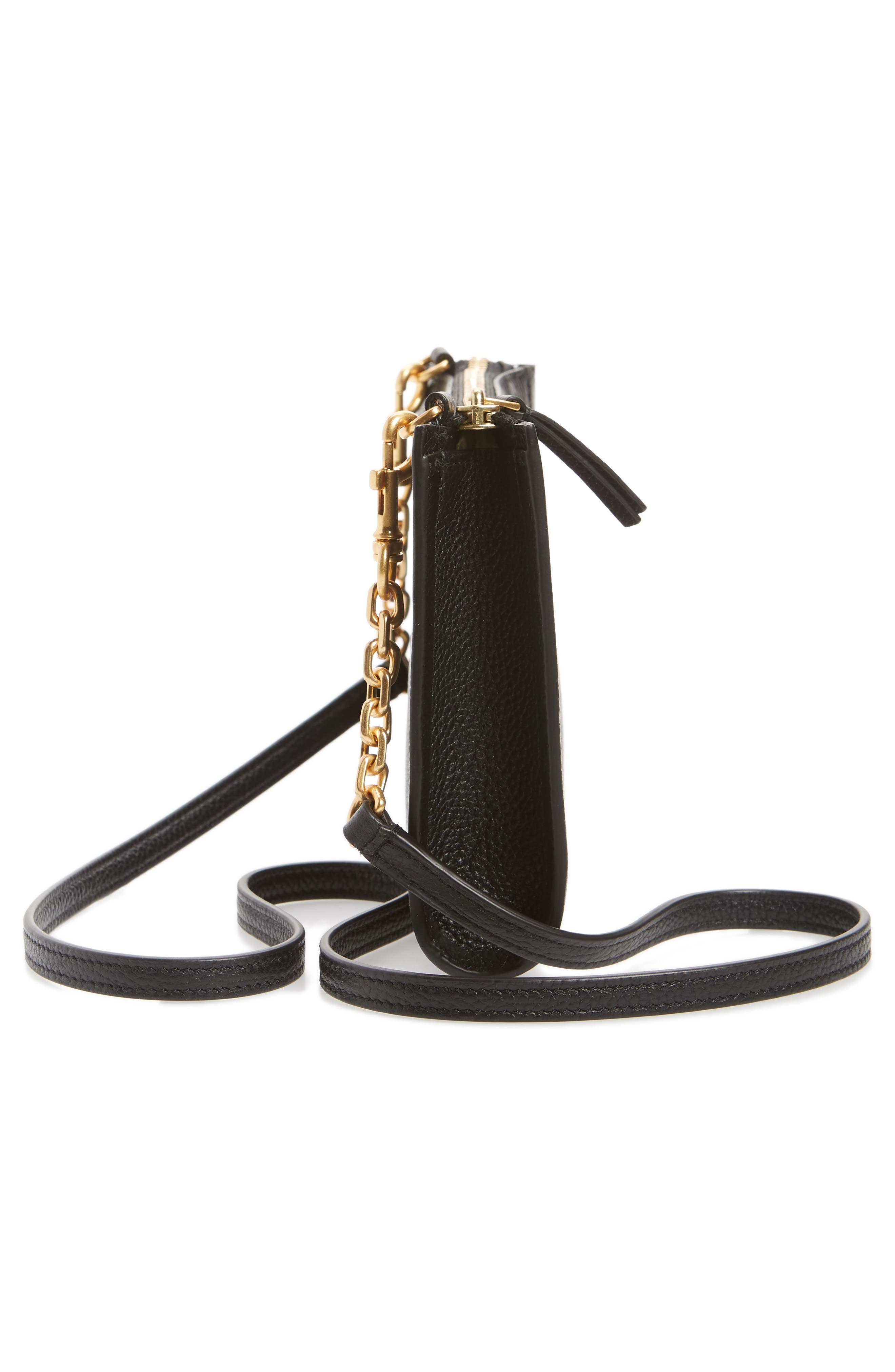 Tory Burch Carson Zip Top Crossbody Bag, Alternate, color, 