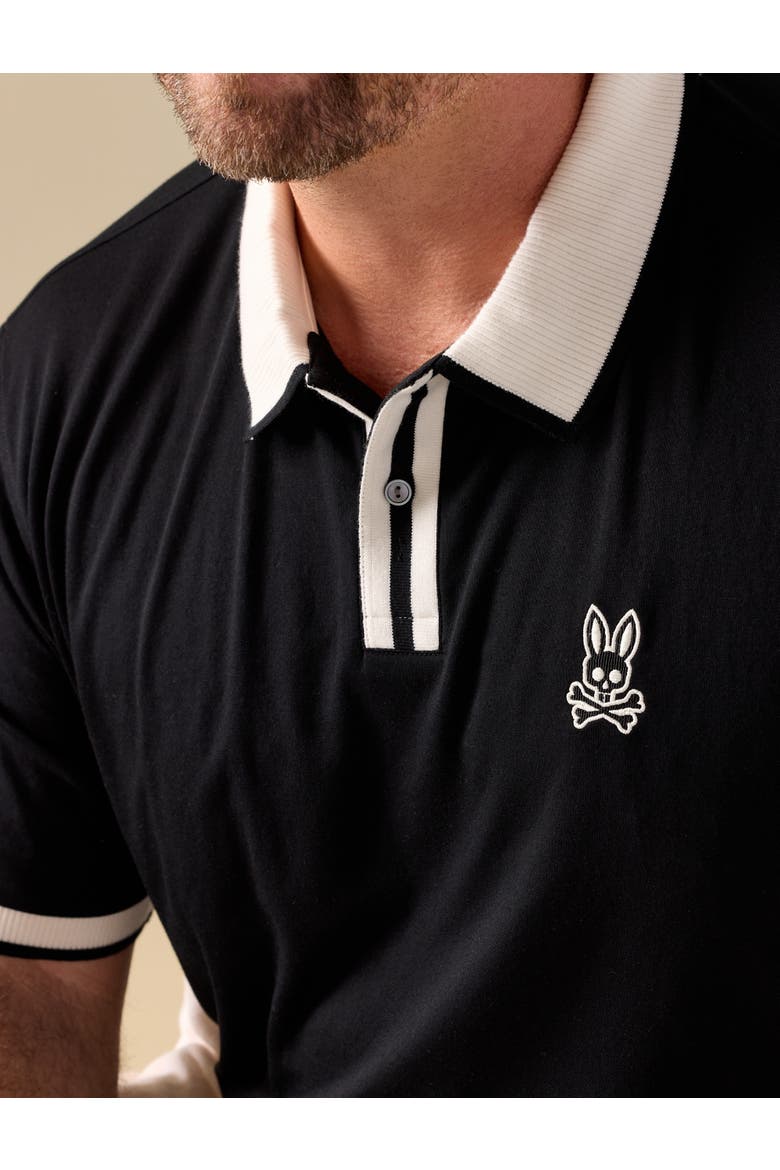 Big & Tall Ridley Polo Shirt, Alternate, color, BLACK