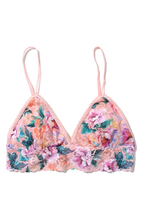 Hanky Panky Padded Lace Bralette In Pink