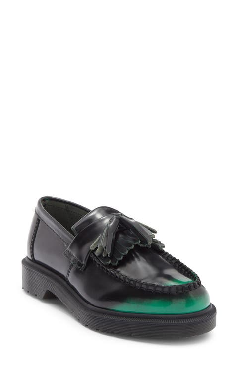 靴 Dr. Martens Studded Loafer Dark Green Supreme × Dr.Martens Studded Penton Loafer Dark Green 25SS