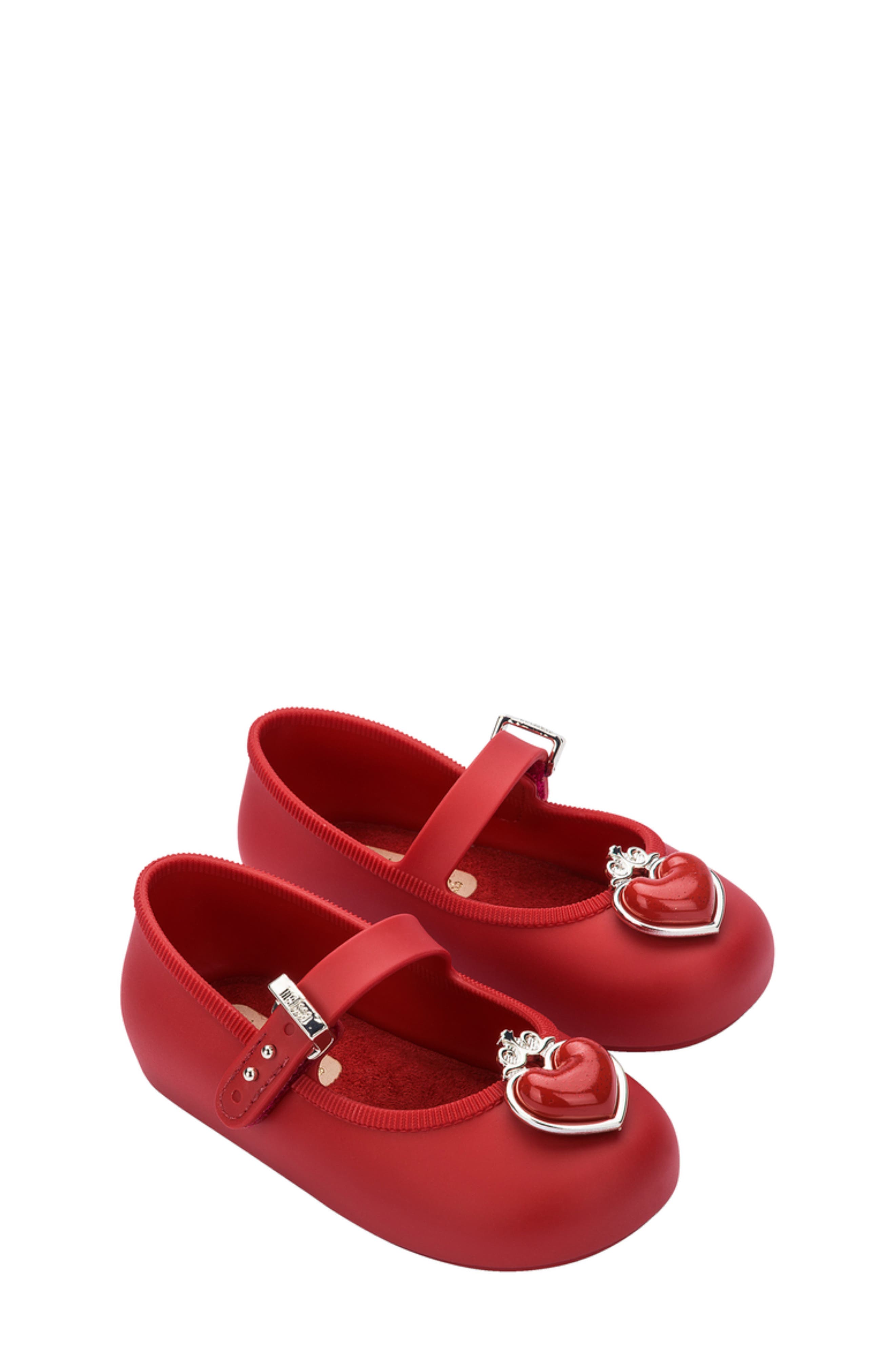 Kids' Soft Ballerina Mary Jane, Main, color, RED