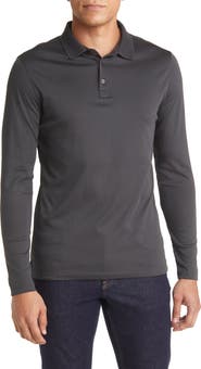 Robert Barakett Georgia Long Sleeve Polo
