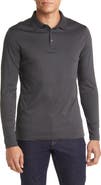 Robert Barakett Georgia Long Sleeve Polo