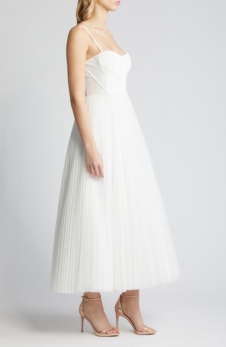 Hutch Amara Floral Bustier Pleated Fit & Flare Dress, Alternate, color,