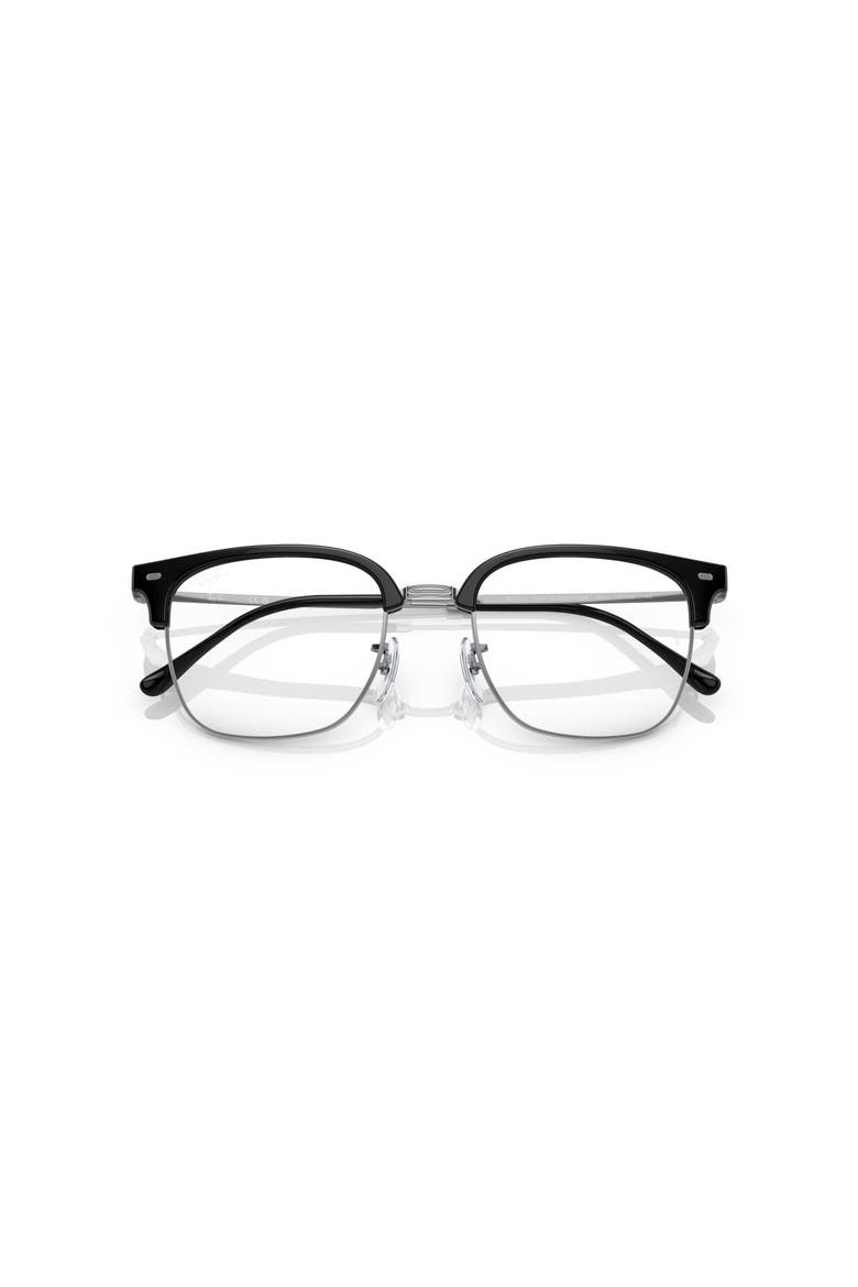 53mm Square optical glasses, Alternate, color, Black