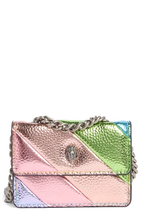 Micro Kensington Faux Leather Crossbody Bag