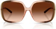 COACH 56mm Square Gradient Sunglasses