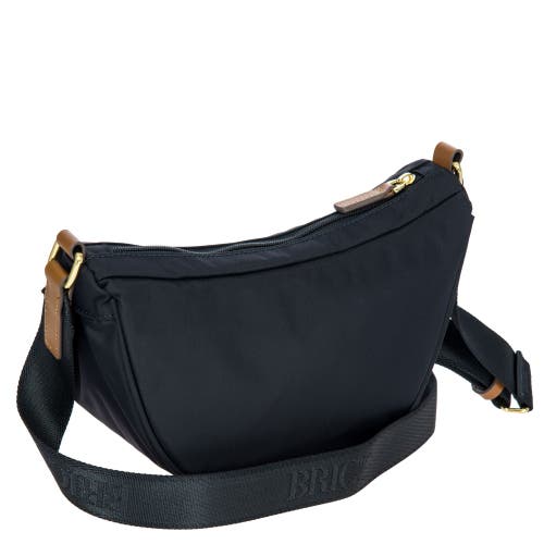 Bric's X-travel Mini Halfmoon Bag In Blue
