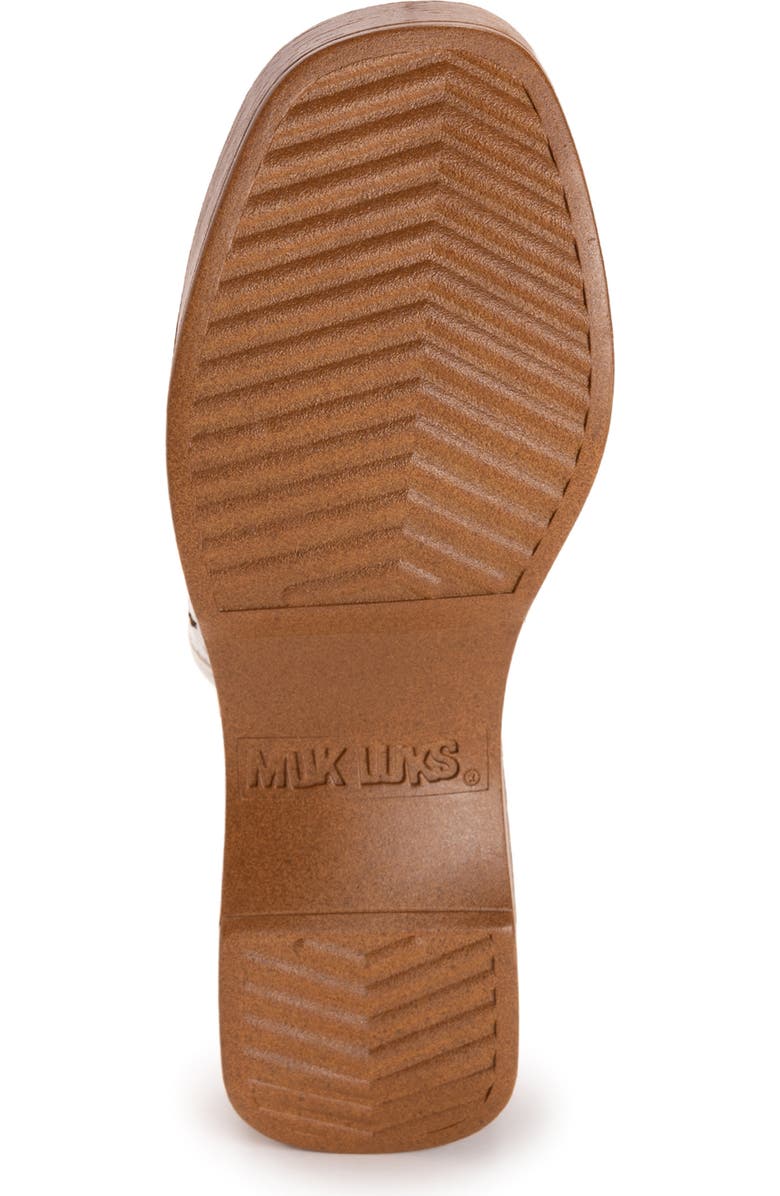 MUK LUKS Callen Platform Clog, Alternate, color, White