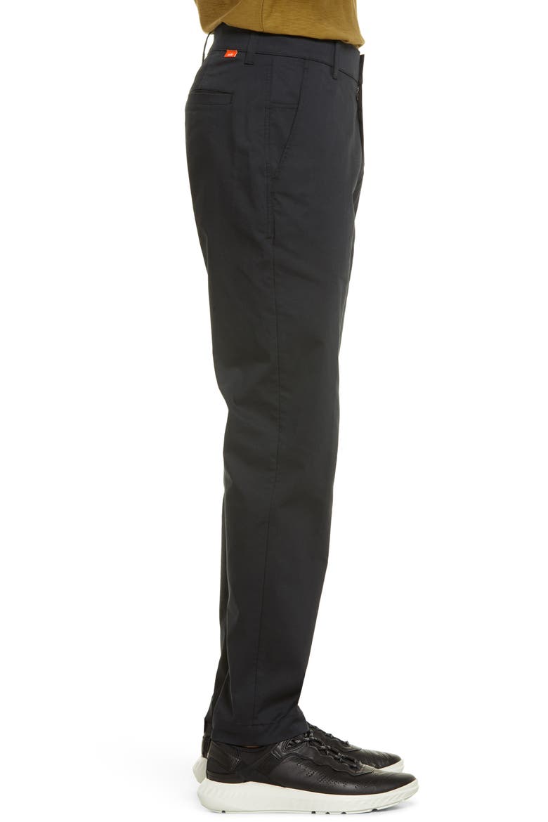 Nike Dri-FIT UV Flat Front Men's Chino Golf Pants, Alternate, color, BLACK