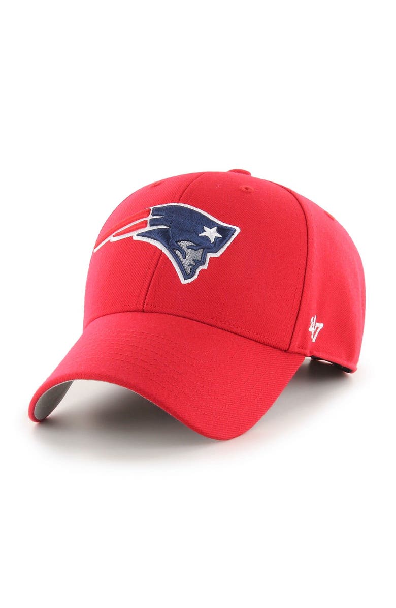 '47 Men's '47 Red New England Patriots MVP Adjustable Hat, Alternate, color, 