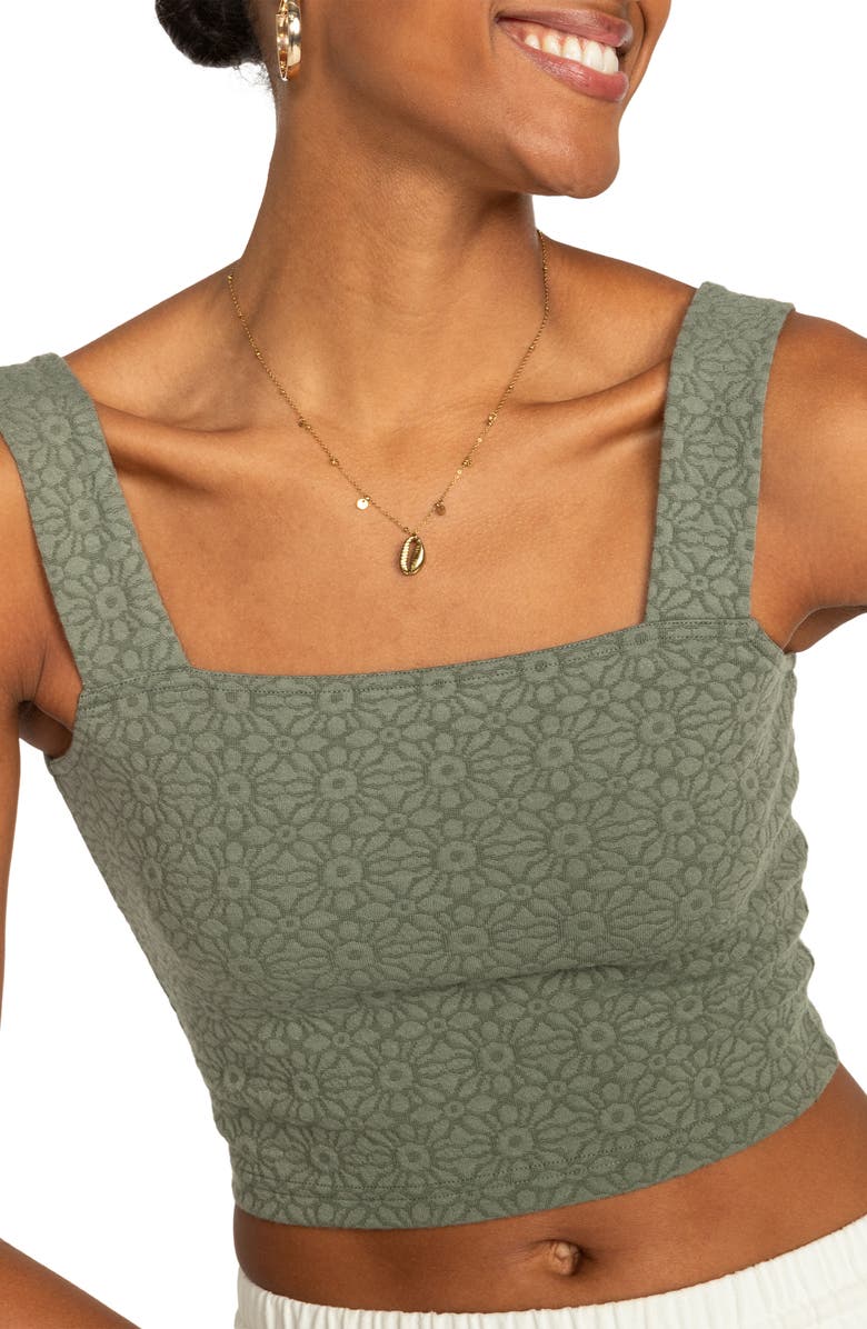 Roxy Floral Crop Tank Top, Alternate, color,