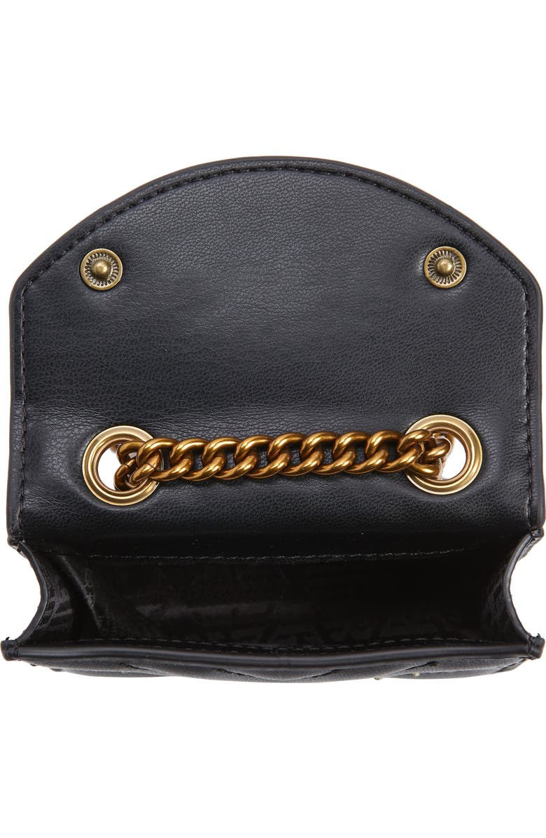 Kurt Geiger London Micro Kensington Eye Quilted Leather Crossbody Bag, Alternate, color,