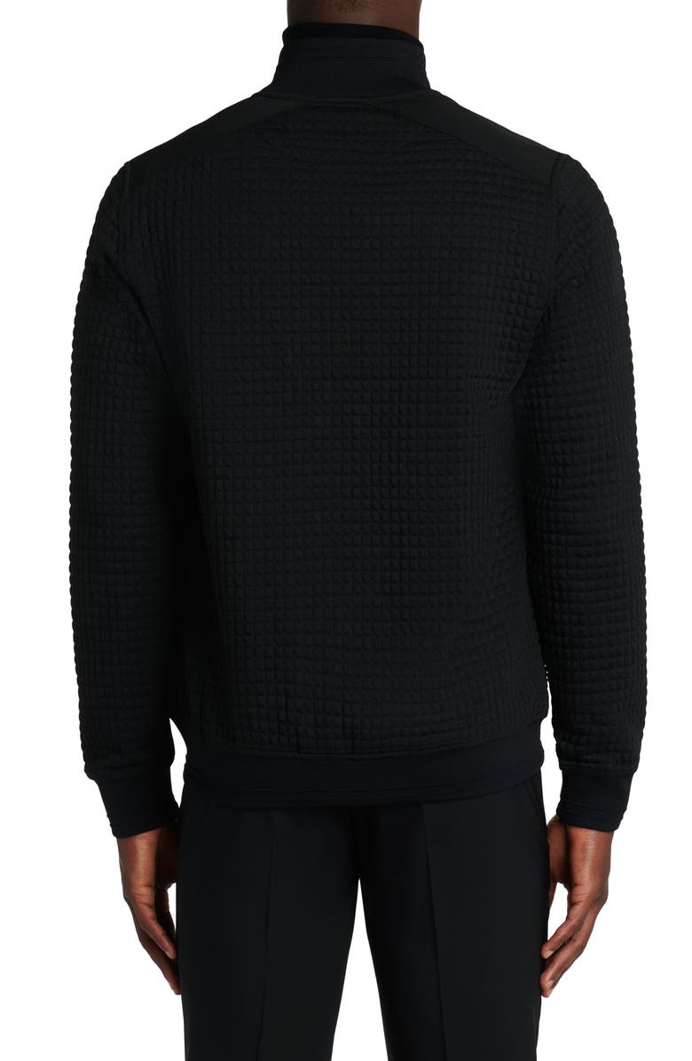 Bugatchi Quarter Zip Pullover, Alternate, color, 