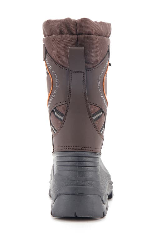 Polar Range Blast Waterproof Snow Duck Boot In Brown