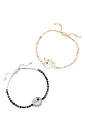 Baublebar Nightmare Before Christmas Set Of 2 Bracelets In Transparent