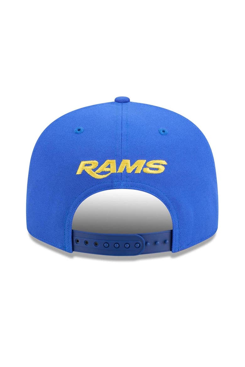 Men's New Era Royal Los Angeles Rams 9FIFTY Snapback Hat, Alternate, color, Royal