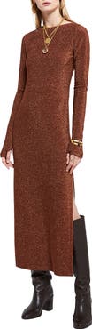 ottod'Ame Viscose Long Dress With Lurex