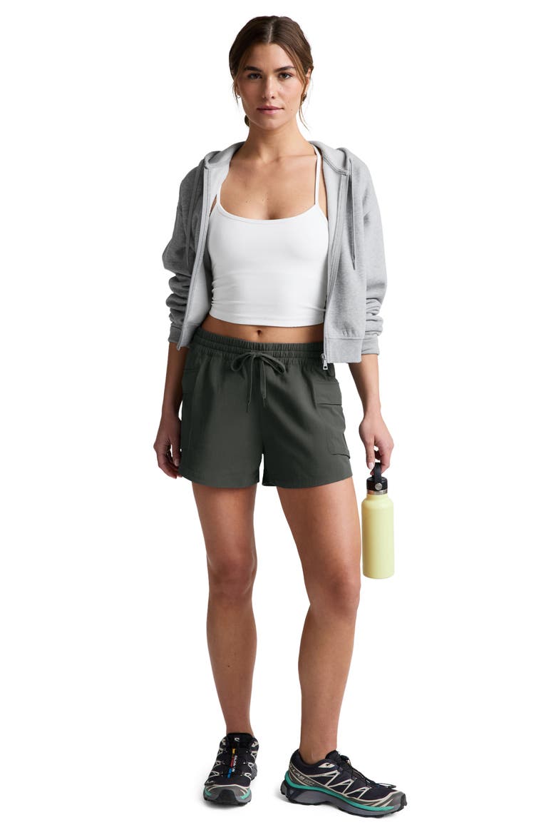 Peak 3-Inch Cargo Shorts, Alternate, color, SLATE GREEN