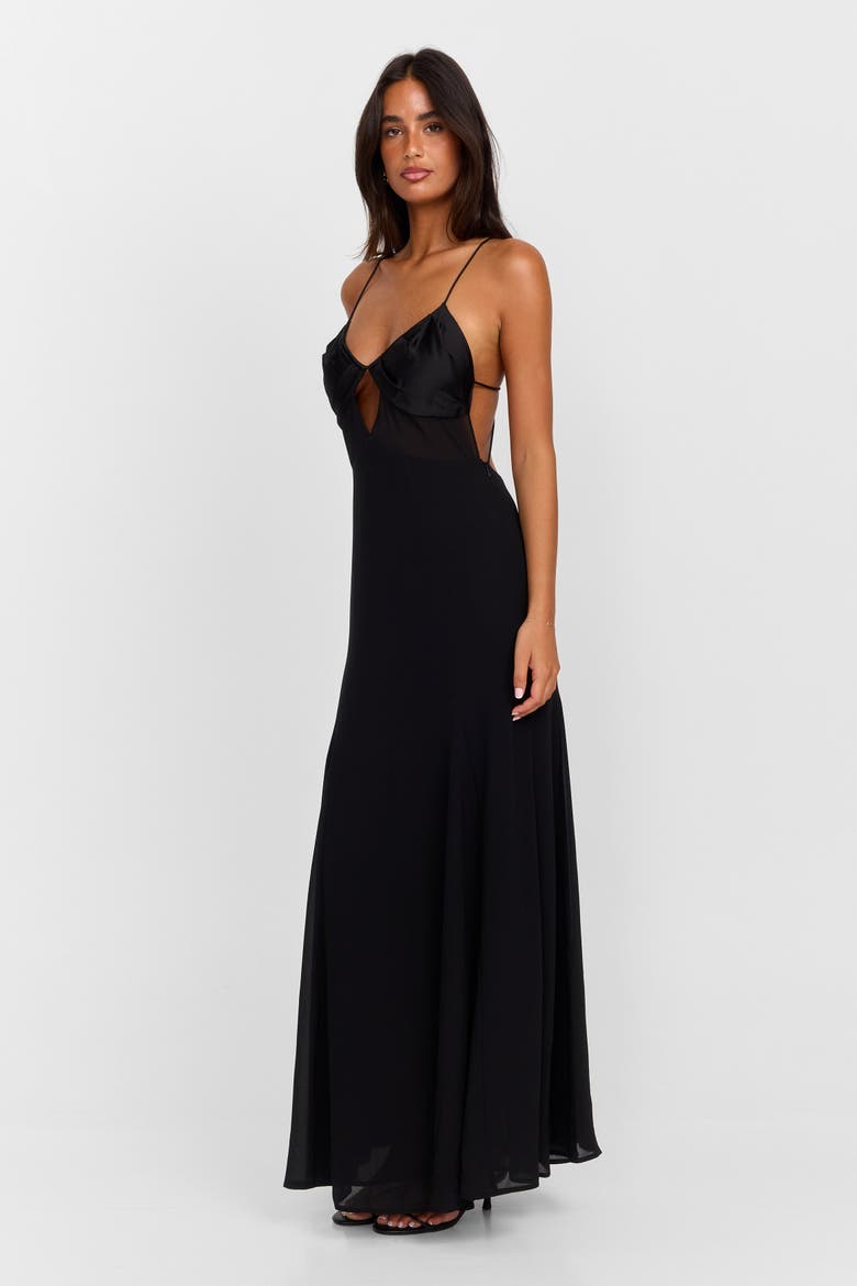 Electra Maxi Dress, Alternate, color, Black