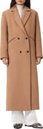 AllSaints Nellie Double Breasted Wool Blend Coat