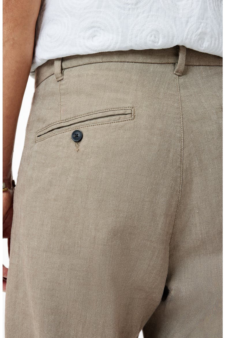 Kian Pleated Carrot Fit Pants, Alternate, color, SMOKED PEARL GREY