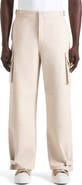 Manière De Voir Mathis Twill Signature Wide Leg Cargo Trousers