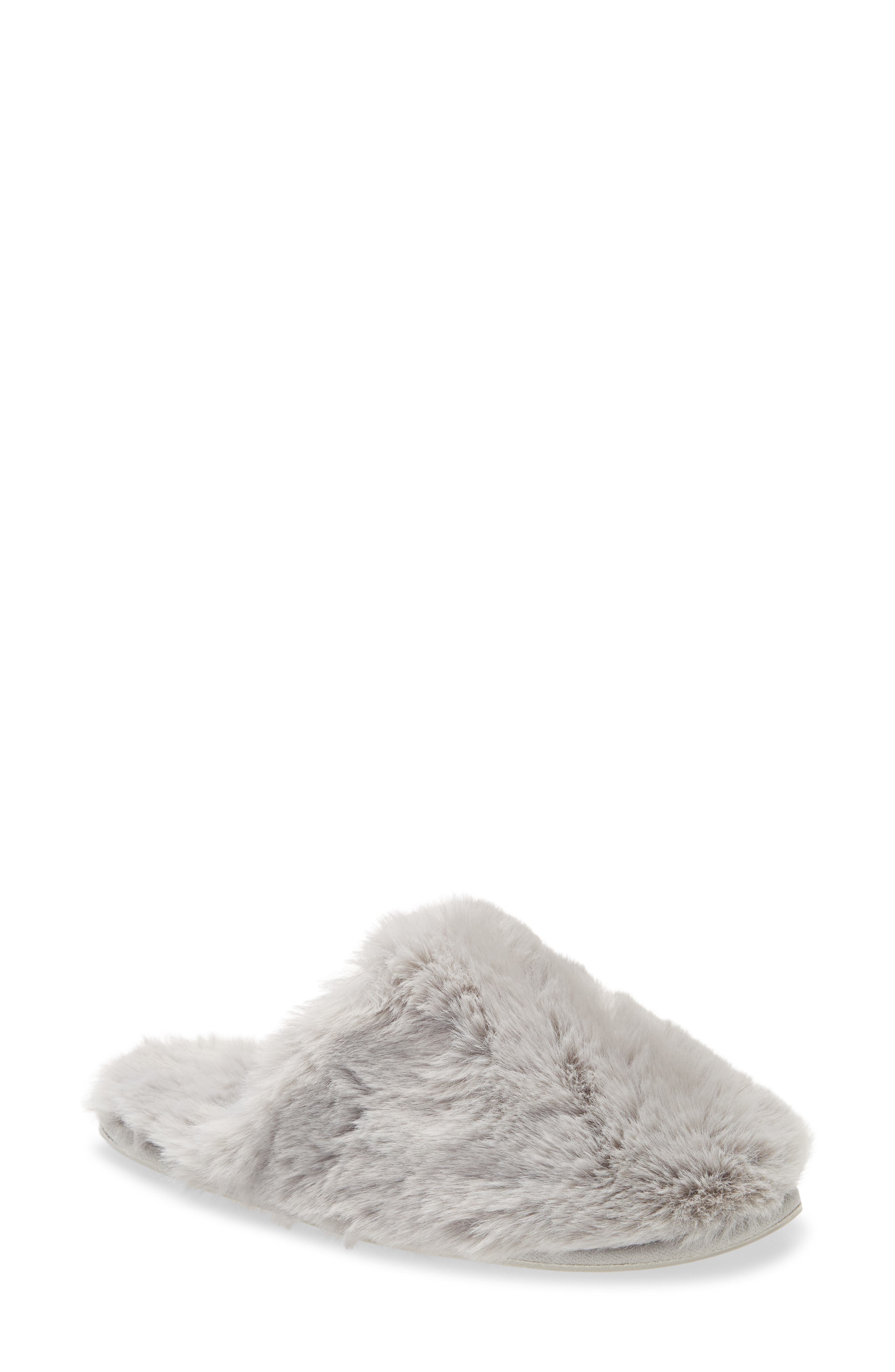 Joules Cozy Faux Fur Slipper, Main, color, 