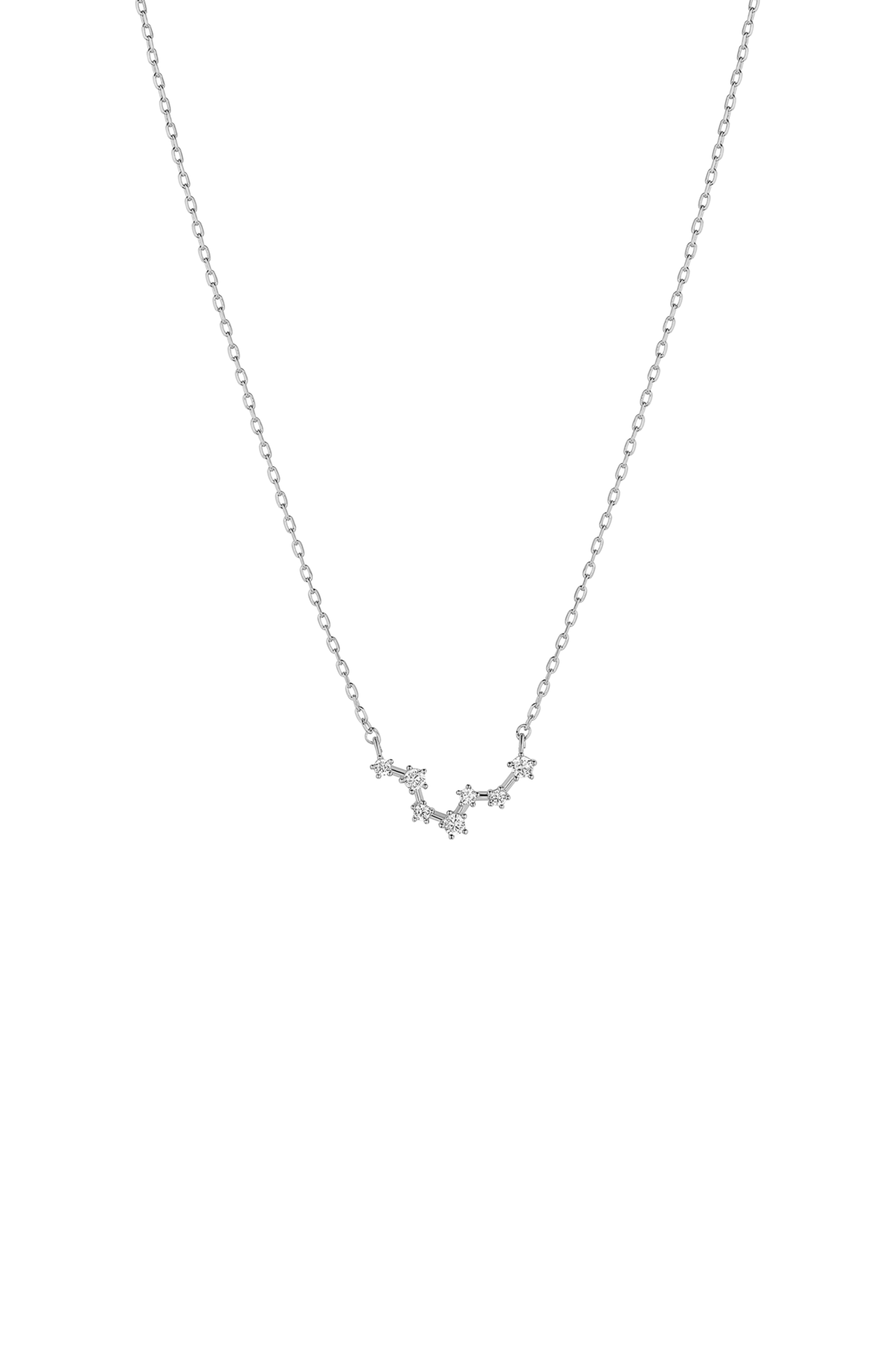 Bearfruit Jewelry 14k Gold Constellation Zodiac Necklace, 12 Zodiac Constellation Holiday Gift Idea In Silver