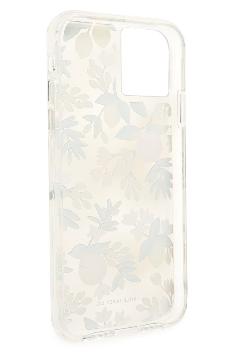 x Rifle Paper Co. Citrus Floral iPhone 11, 11 Pro & Pro Max Case, Alternate, color, CLEAR/ MULTI
