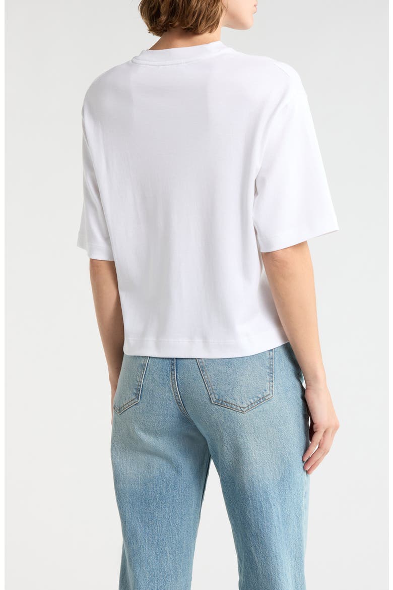 Wide Sleeve Crop T-Shirt, Alternate, color, OPTIC WHITE