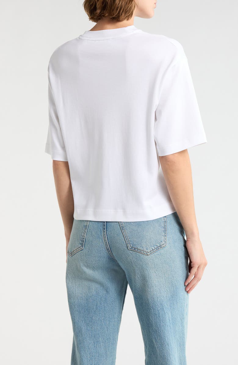 Vince Wide Sleeve Crop T-Shirt, Alternate, color, Optic White