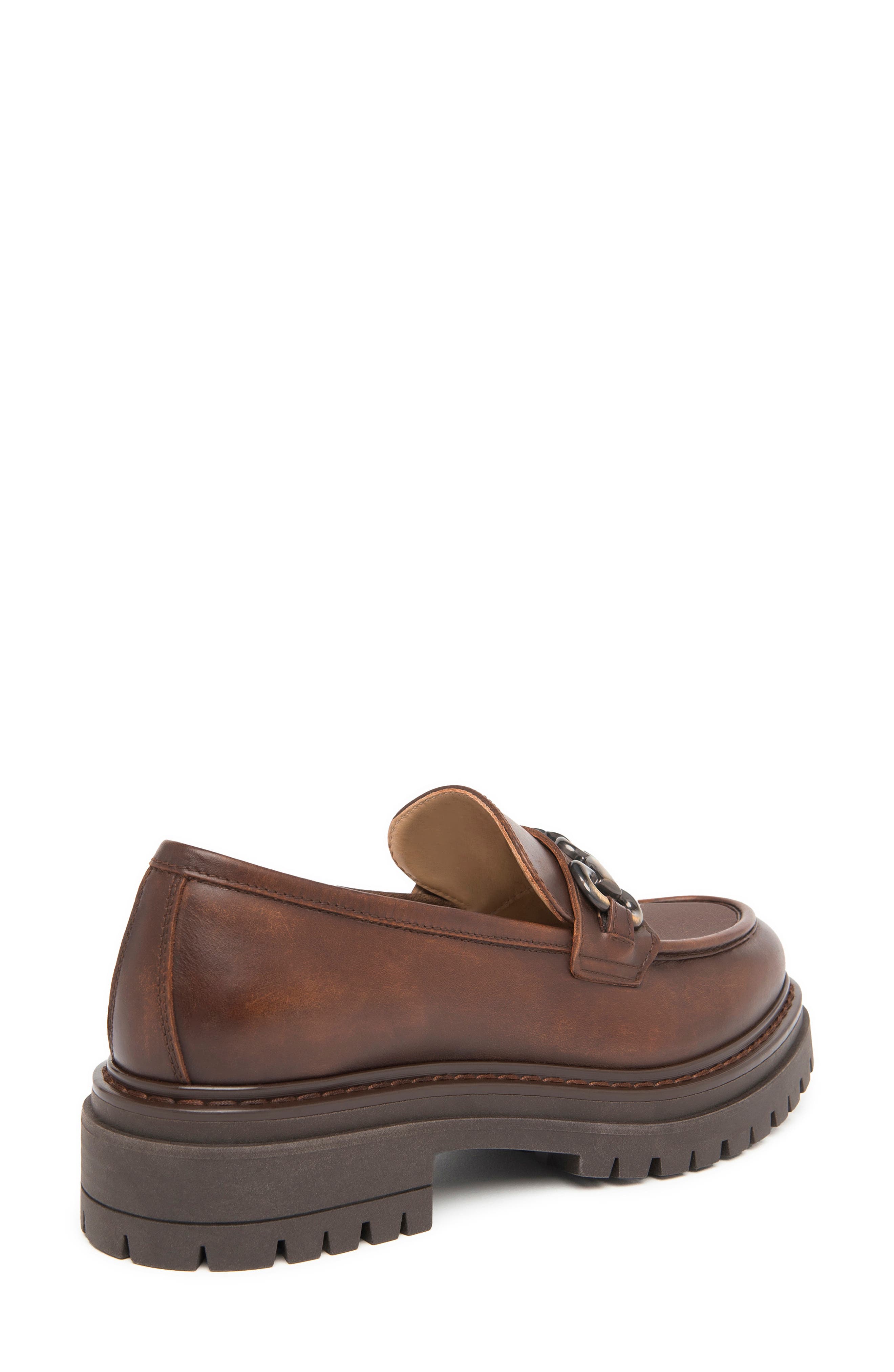 Lug Sole Bit Loafer, Alternate, color, BROWN