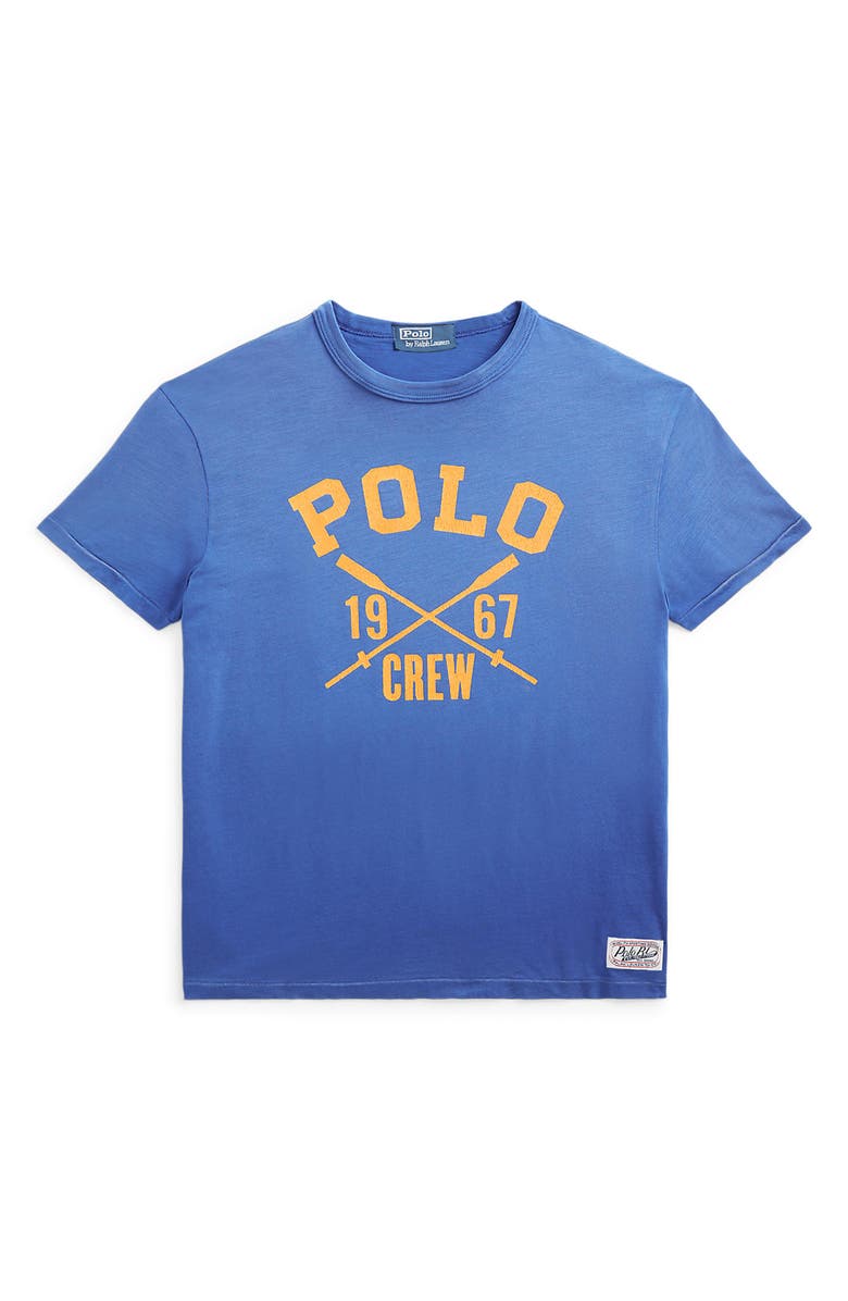 Polo Ralph Lauren Classic Fit Logo Slub Jersey Graphic Tee, Alternate, color, 