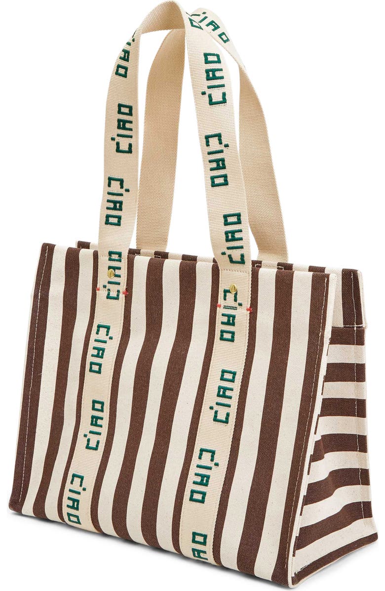 Clare V. Noemie Canvas Tote, Alternate, color,