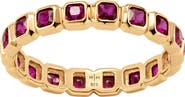 MADE BY MARY Cubic Zirconia Eternity Birthstone Ring