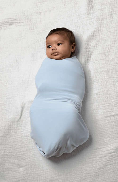 Kindred Bravely Swaddle Blanket In Blue