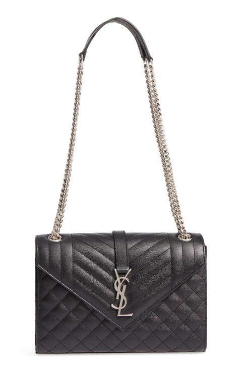 Medium Envelope Calfskin Shoulder Bag