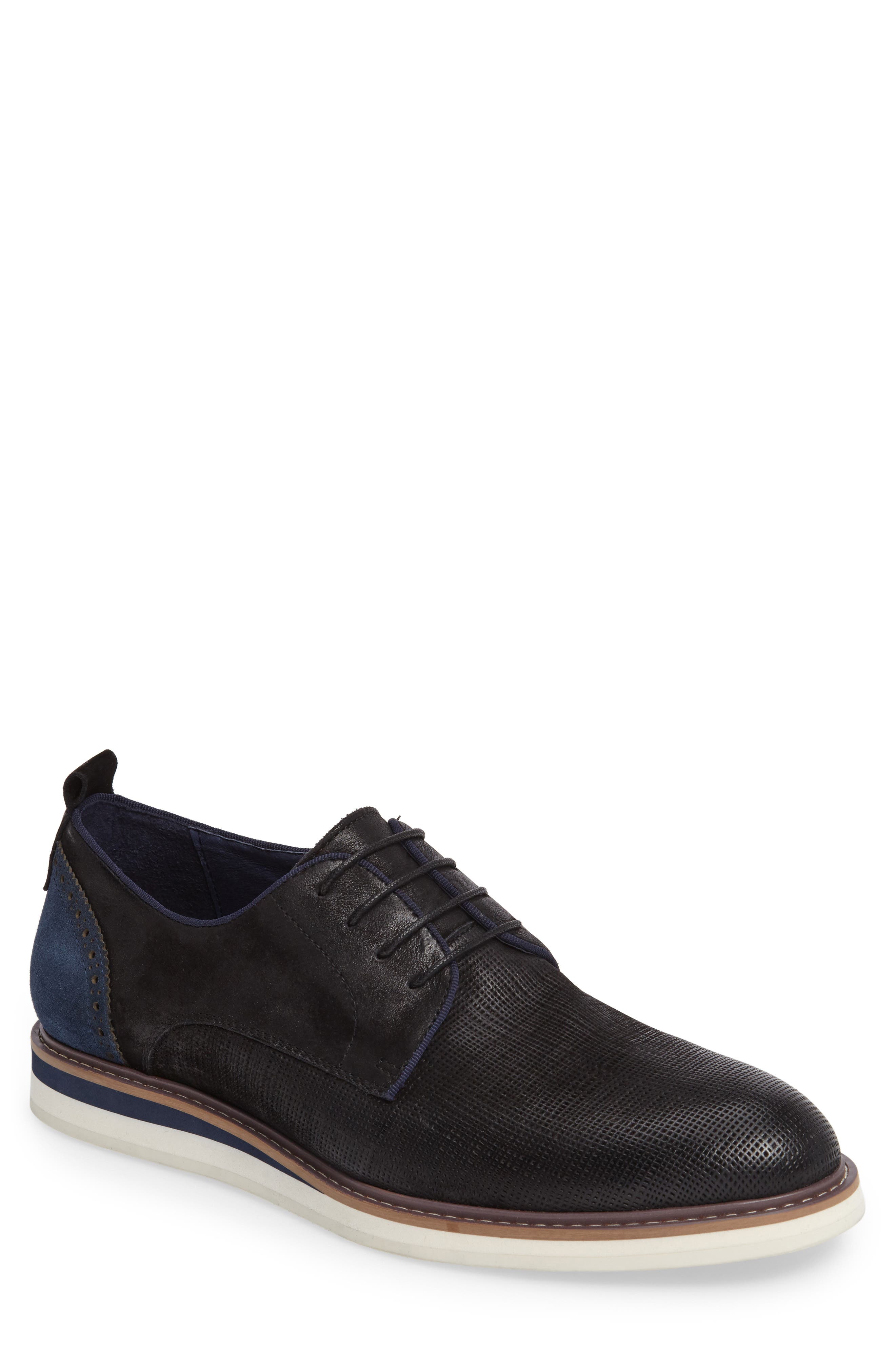Zanzara Homer Plain Toe Derby, Main, color, 