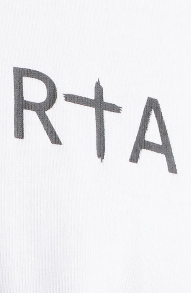 RtA Colin Oversize Logo Graphic T-Shirt, Alternate, color, White