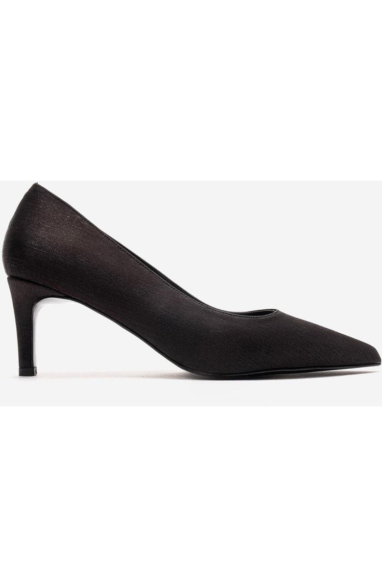 Prologue Shoes Velmira Stiletto Pump, Alternate, color, Black Satin