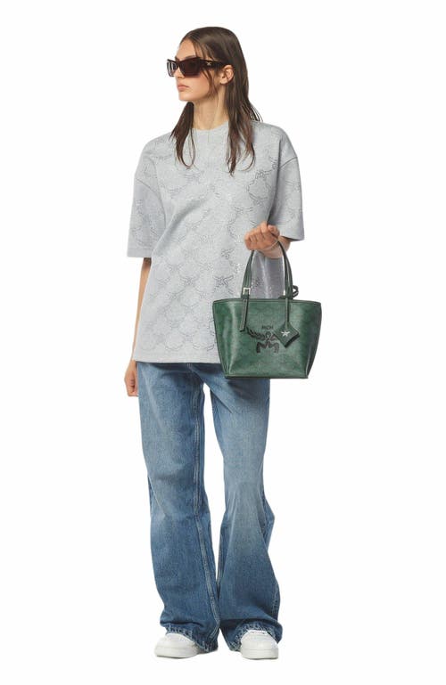 Mcm Himmel Shopper In Green