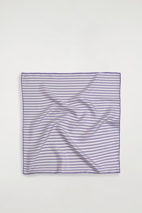 Striped Silk Scarf