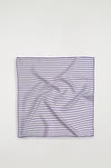 COS Striped Silk Scarf