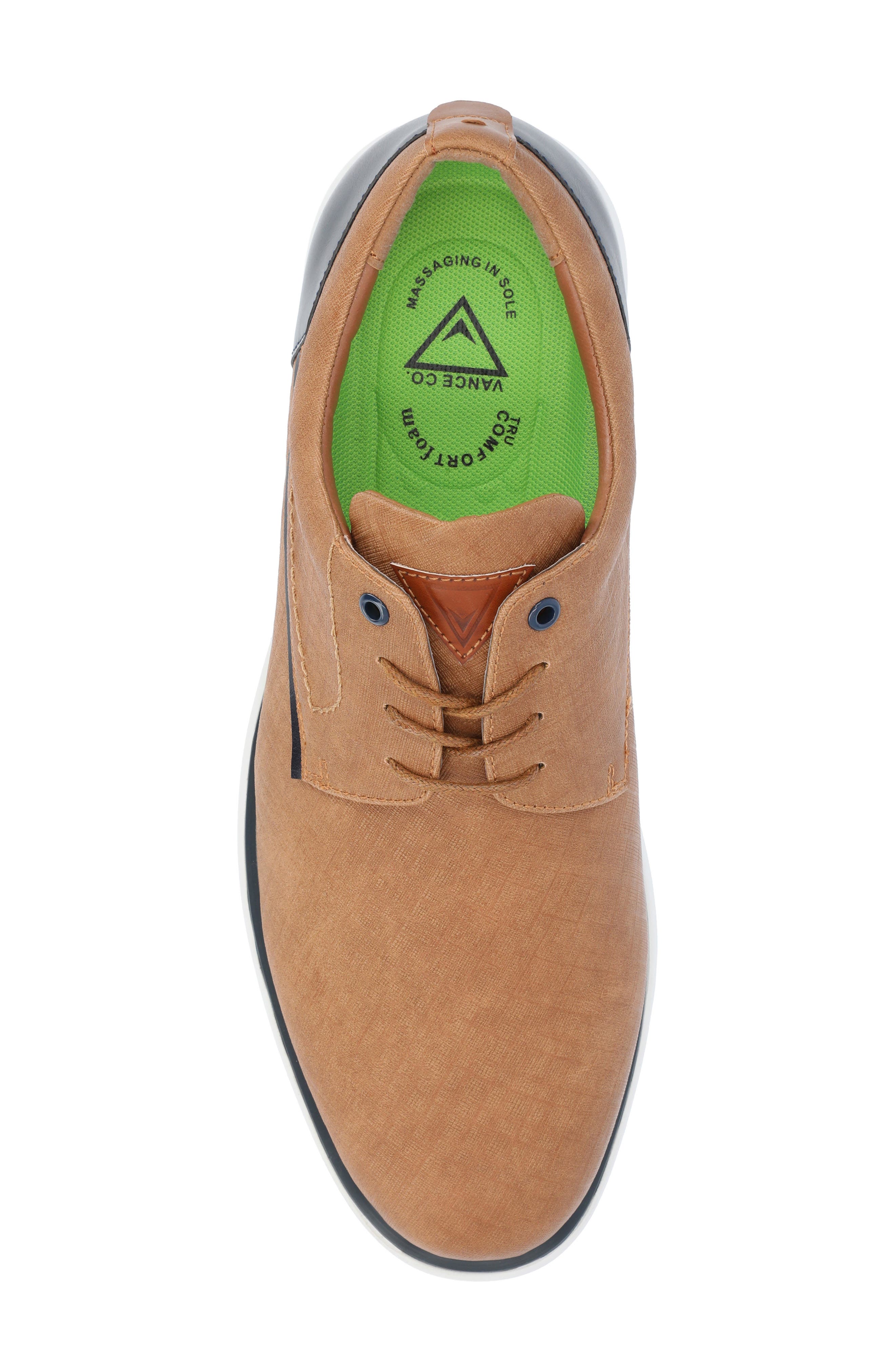 VANCE CO Kirkwell Casual Derby, Alternate, color, Tan