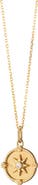 Monica Rich Kosann 18K Gold Mini Travel Pendant Necklace